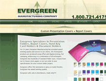 Tablet Screenshot of evergreenfolders.com